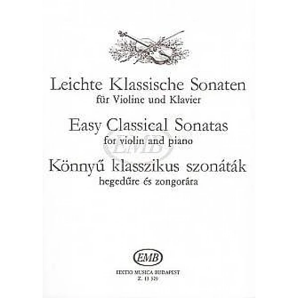 Easy Classical Sonatas pre husle a klavír