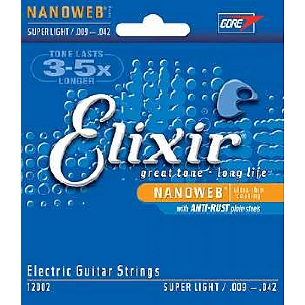 Elixir Nanoweb 12002 - Struny pre elektrickú gitaru 009/042