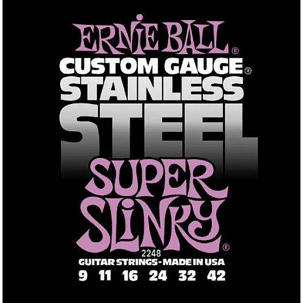 Ernie Ball 2248 Stainless Steel 009/042 struny pre el. gitaru Ernie Ball 2248 Stainless Steel 009/042 struny pre el. gitaru
