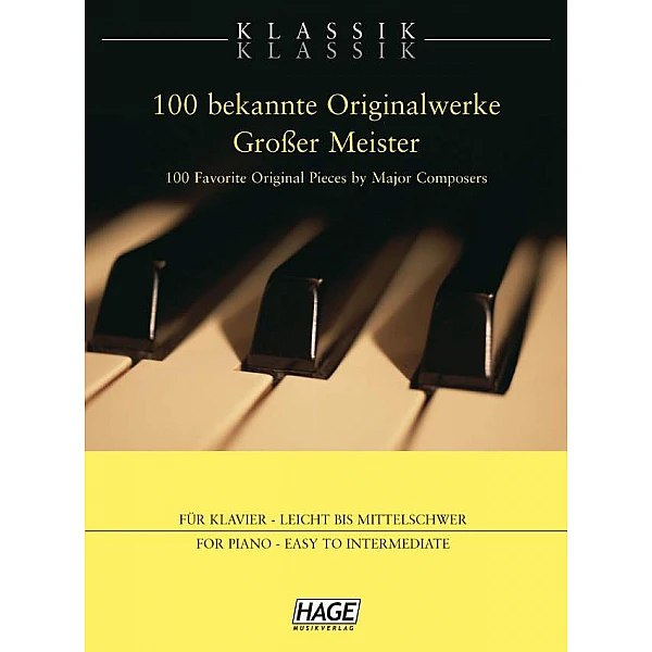 Hage - Klassik Klassik - 100 pôvodných skladieb pre klavír