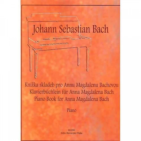 Johann Sebastian Bach - Knižka skladieb pre Annu Magdalenu Bach.