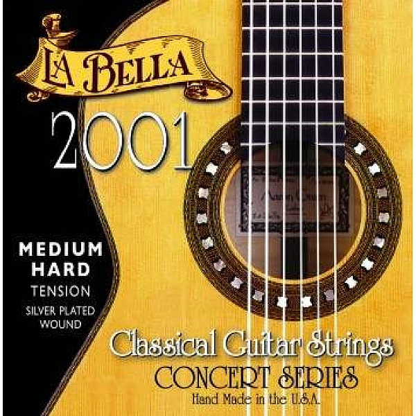 La Bella 2001 - struny na klasickú gitaru, stredne tvrdé pnutie La Bella 2001 - struny na klasickú gitaru, stredne tvrdé pnutie
