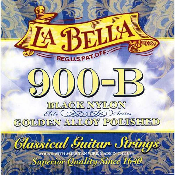 La Bella 900B Black Nylon - struny na klasickú gitaru, hladené La Bella 900B Black Nylon - struny na klasickú gitaru, hladené
