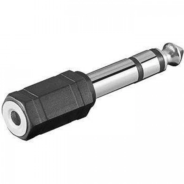 M-Cables redukcia - Jack 3,5 mm, stereo/ Jack 6,3 mm, stereo