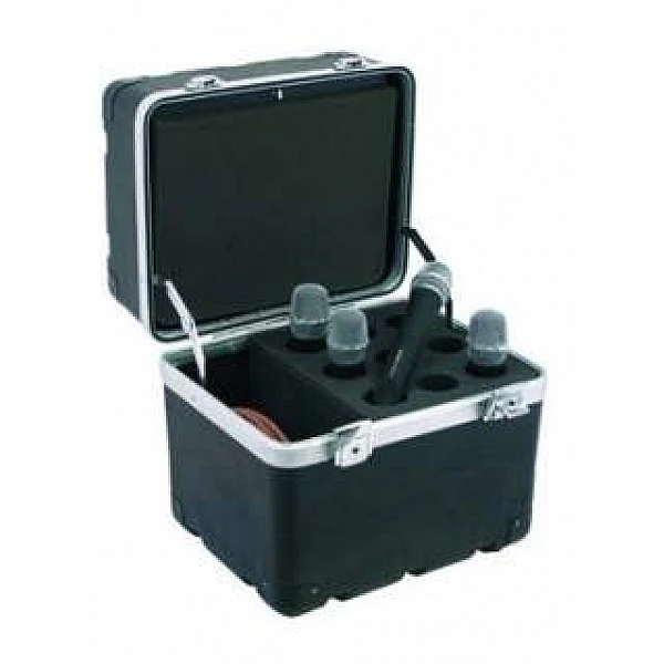 M-Cases Flightcase 9 - Kufrík pre 9 mikrofónov M-Cases Flightcase 9 - Kufrík pre 9 mikrofónov