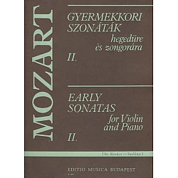 Mozart Z. 3636 - Early Sonatas pre husle a klavír 2. diel