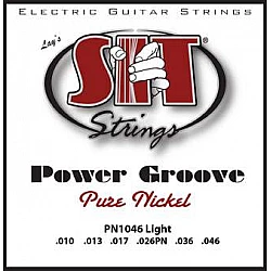 S.I.T. PN1046 struny pre elektrickú gitaru Pure Nickel 10-46