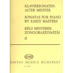 SONATAS BY EARLY MASTERS 2 - Klavírne noty