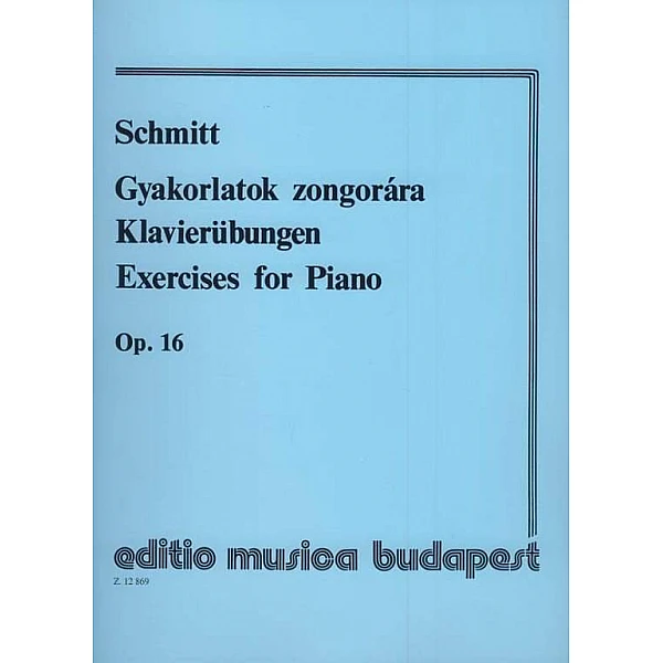 Schmitt, Aloys: Exercises for piano