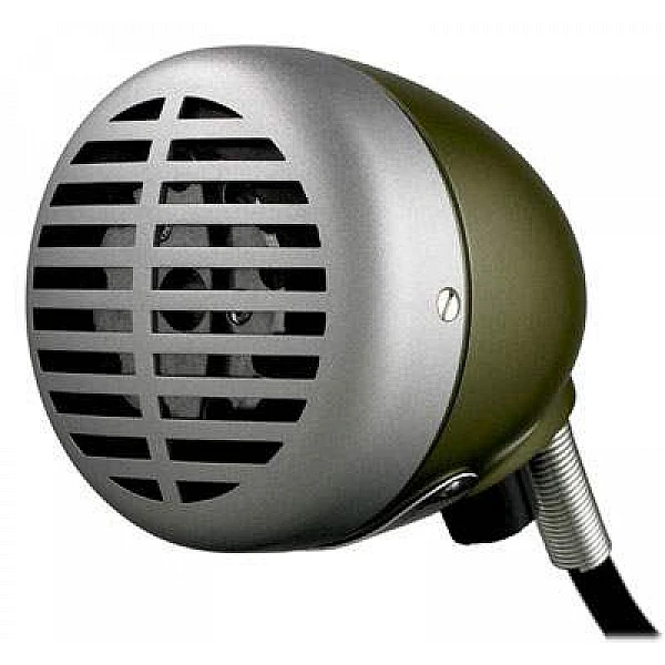 Shure 520 DX "Green Bullet" - mikrofón pre ústnu harmoniku Shure 520 DX "Green Bullet" - mikrofón pre ústnu harmoniku
