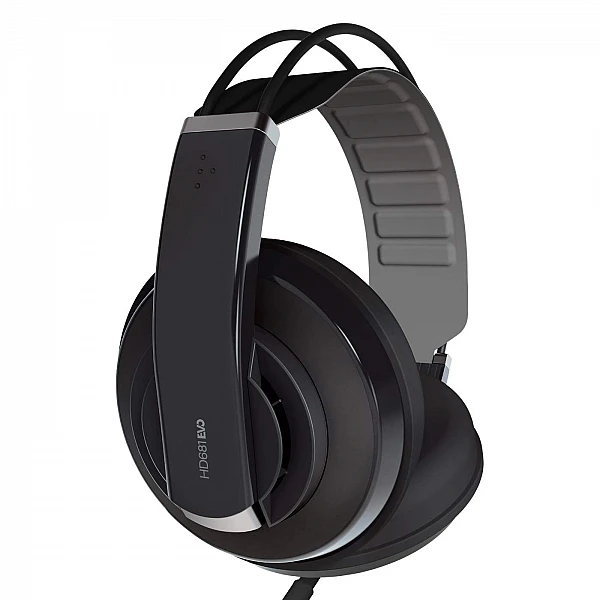Superlux HD681 EVO BK polootvorené slúchadlá, čierne Superlux HD681 EVO BK polootvorené slúchadlá, čierne