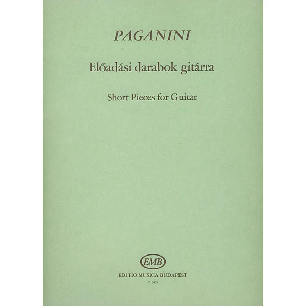 Paganini, Niccolò - Short pieces for guitar