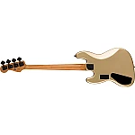 Fender Squier  Contemporary Active Jazz Bass® HH, Roasted Maple Fingerboard, Black Pickguard, Shoreline Gold