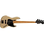 Fender Squier  Contemporary Active Jazz Bass® HH, Roasted Maple Fingerboard, Black Pickguard, Shoreline Gold