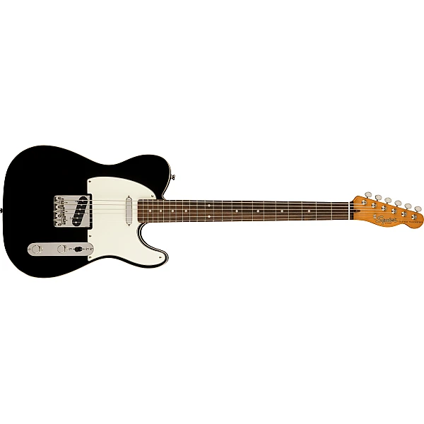 Fender Squier Classic Vibe Baritone Custom Telecaster®, Laurel Fingerboard, Parchment Pickguard, Black Fender Squier Classic Vibe Baritone Custom Telecaster®, Laurel Fingerboard, Parchment Pickguard, Black