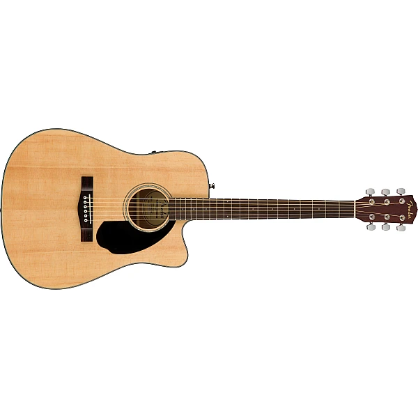 Fender CD-60SCE Dreadnought, Walnut Fingerboard, Natural 
