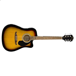 Fender FA-125CE Dreadnought, Walnut Fingerboard, Sunburst 