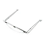 Fender Harmonica Holder, Stainless Steel