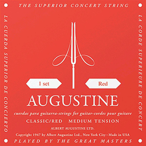 Augustine Classic Red, medium tension - struny na klasickú gitaru
