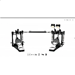 XDrum Pro Double Bass Drum Pedal 