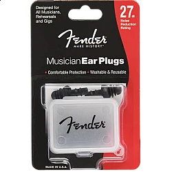 Fender Musician Series Ear Plugs, Black 