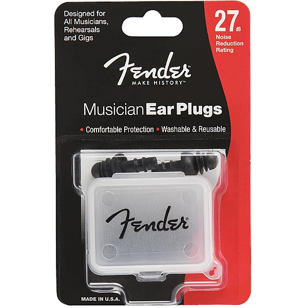 Fender Musician Series Ear Plugs, Black 